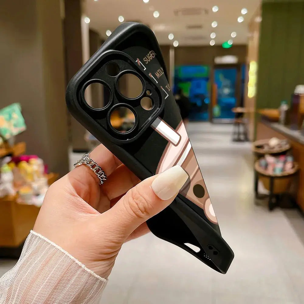 Cartoon Bear iPhone Case –Shockproof & Cute Design