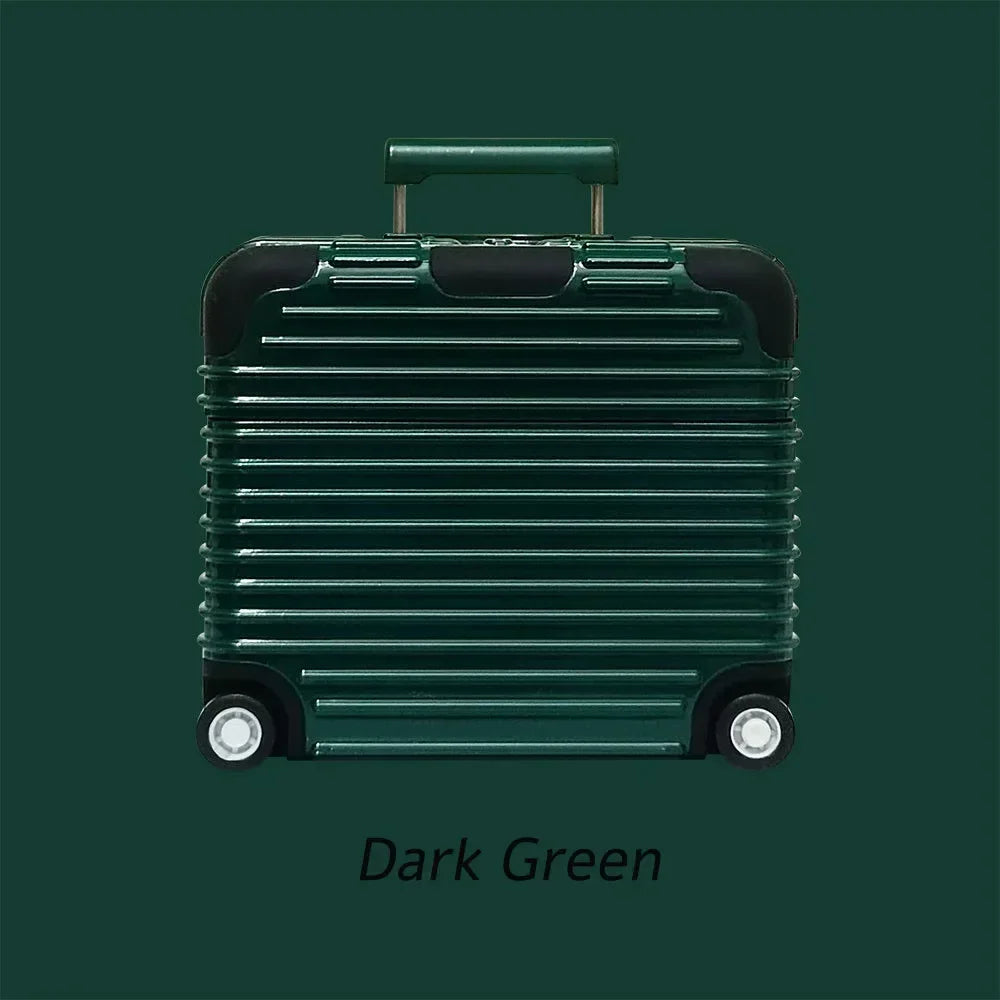 Luxury Trunk Design AirPods Case – Travel Baggage Dark green