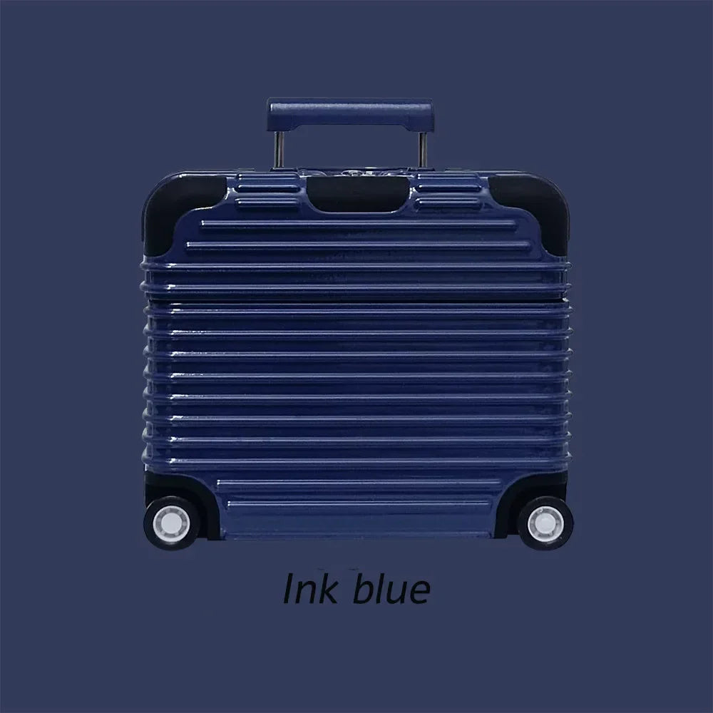 Luxury Trunk Design AirPods Case – Travel Baggage Ink blue