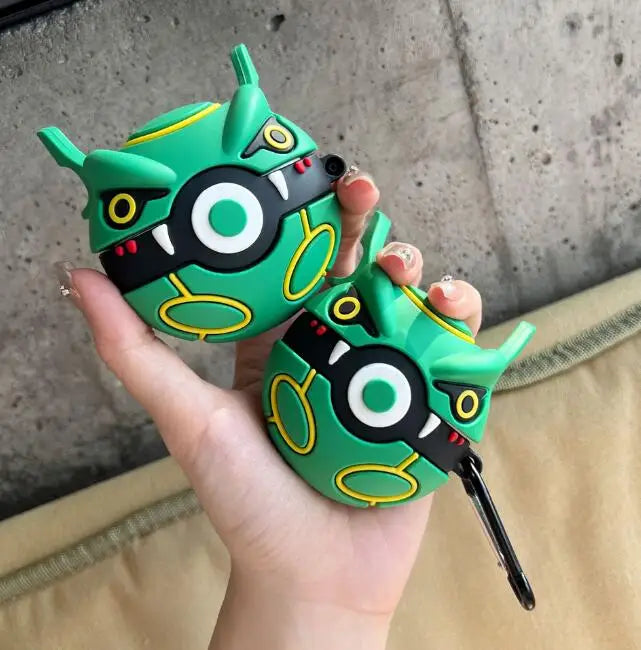 Poke Ball AirPods Case – Cute 3D Anime Silicone Cover