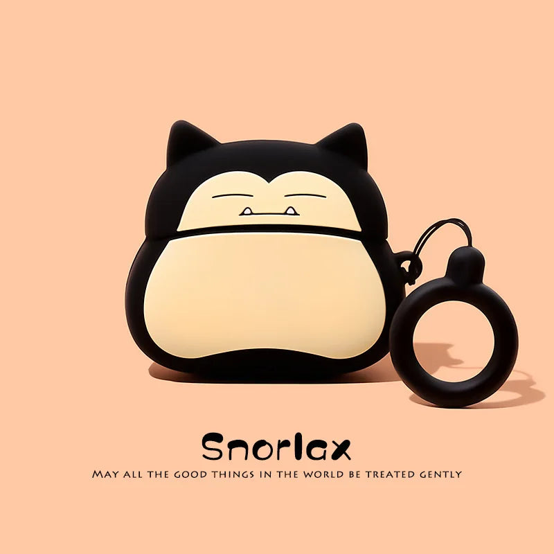 Poke Ball AirPods Case – Cute 3D Anime Silicone Cover
