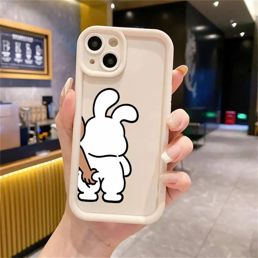 Cute Bear Couple iPhone Case – The Perfect Matching Gift For Lovers Phonocap.com