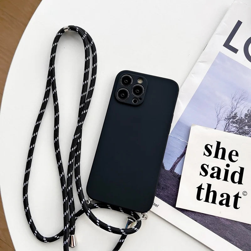 Cross Shoulder Strap IPhone Case - Phonocap