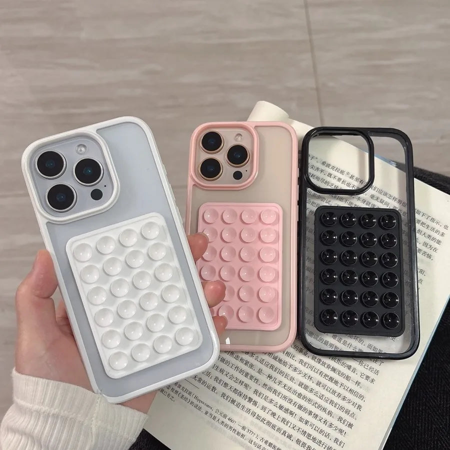 Hands-Free Selfies Anywhere – Nano Suction iPhone Case Phonocap.com