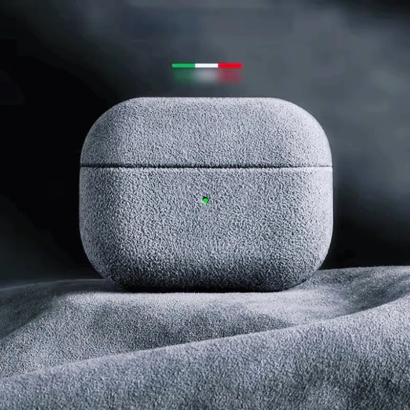 Italian Suede Leather Case for AirPods Pro 2, 3, 4 – Luxury & Protection - Phonocap