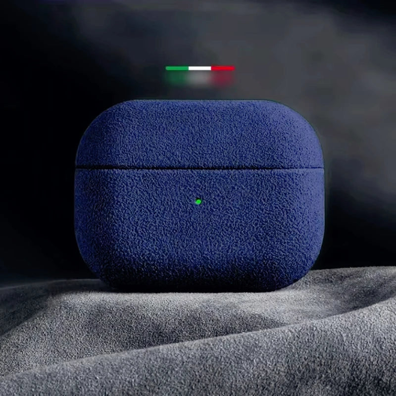 Italian Suede Leather Case for AirPods Pro 2, 3, 4 – Luxury & Protection - Phonocap