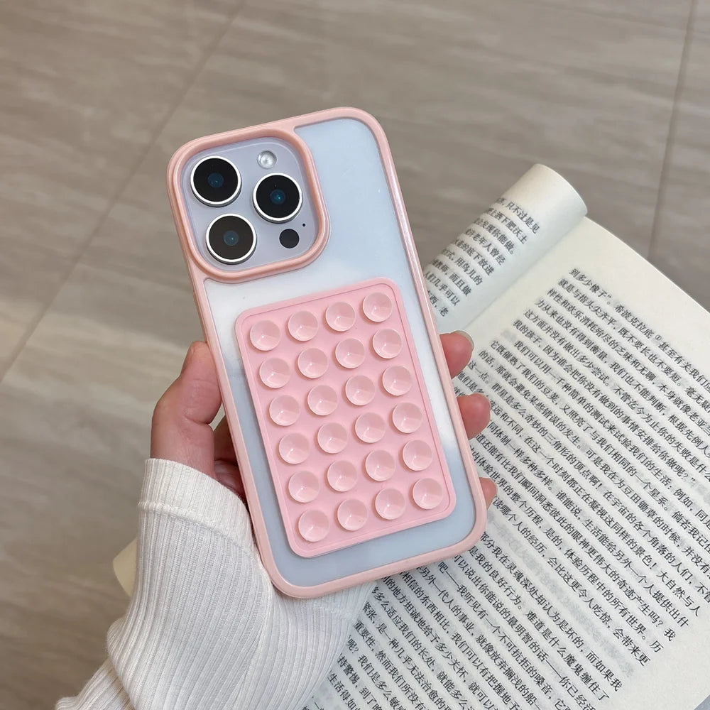 Hands-Free Selfies Anywhere – Nano Suction iPhone Case Phonocap.com