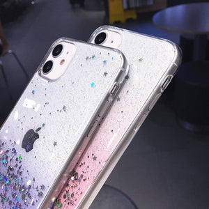 Clear Glitter iPhone Case - Phonocap