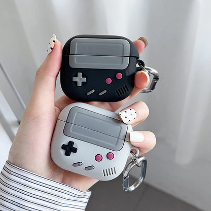 Gray Airpods case pro Retro Console Design