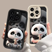 Load image into Gallery viewer, Cartoon Bear iPhone Case – Soft Silicone, Lens Protection, Shockproof &amp; Cute Design
