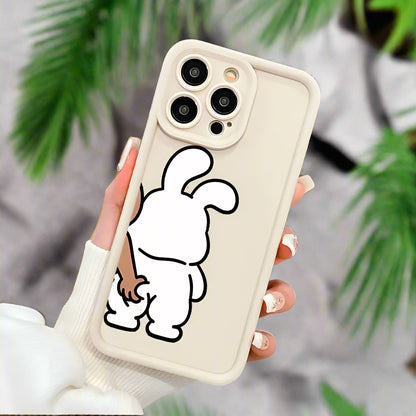 Cute Bear Couple iPhone Case – Soft Silicone & Shockproof