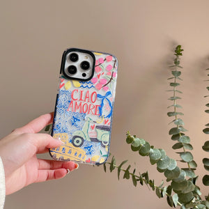 Funny Landscape Graffiti iPhone Case – Protective Cover with Unique Design