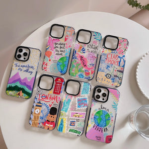 Funny Landscape Graffiti iPhone Case – Protective Cover with Unique Design