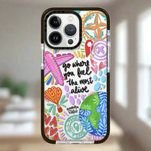 Laden Sie das Bild in den Galerie-Viewer, Funny Landscape Graffiti iPhone Case – Protective Cover with Unique Design