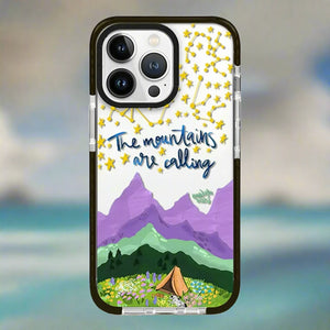 Funny Landscape Graffiti iPhone Case – Travel design mountains