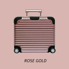 Laden Sie das Bild in den Galerie-Viewer, Luxury Trunk Design AirPods Case – Travel Baggage Rose Gold