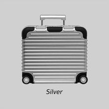 Laden Sie das Bild in den Galerie-Viewer, Luxury Trunk Design AirPods Case – Travel Baggage Silver