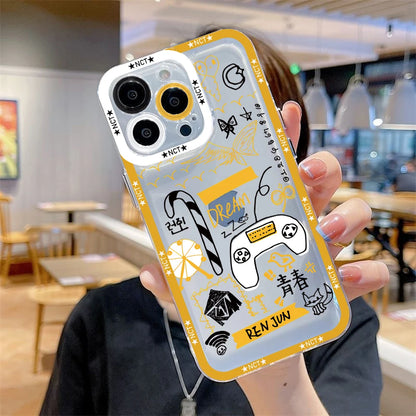 Protective iPhone Case – Trendy Prints & Anti-Scratch Design