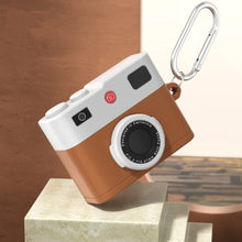 Load image into Gallery viewer, Retro Camera AirPods Case – Vintage Style Silicone Protection