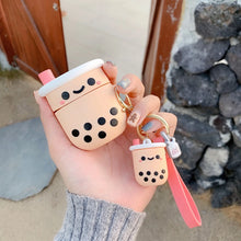 Load image into Gallery viewer, Boba milk tea airpodscase 