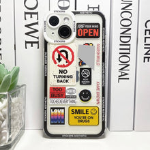 Laden Sie das Bild in den Galerie-Viewer, Labels iPhone Case