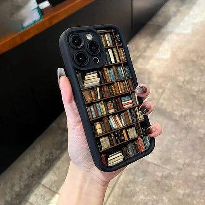 Book Shelf iPhone Case – Shockproof Soft TPU Cover Phonocap.com