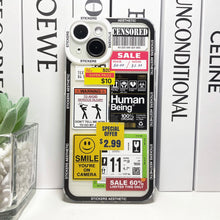 Laden Sie das Bild in den Galerie-Viewer, Labels iPhone Case