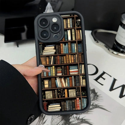 Book Shelf iPhone Case – Shockproof Soft TPU Cover Phonocap.com