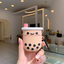 Load image into Gallery viewer, Boba tea milk airpods case
