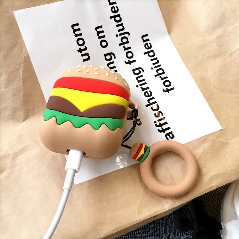 Fast food airpods case