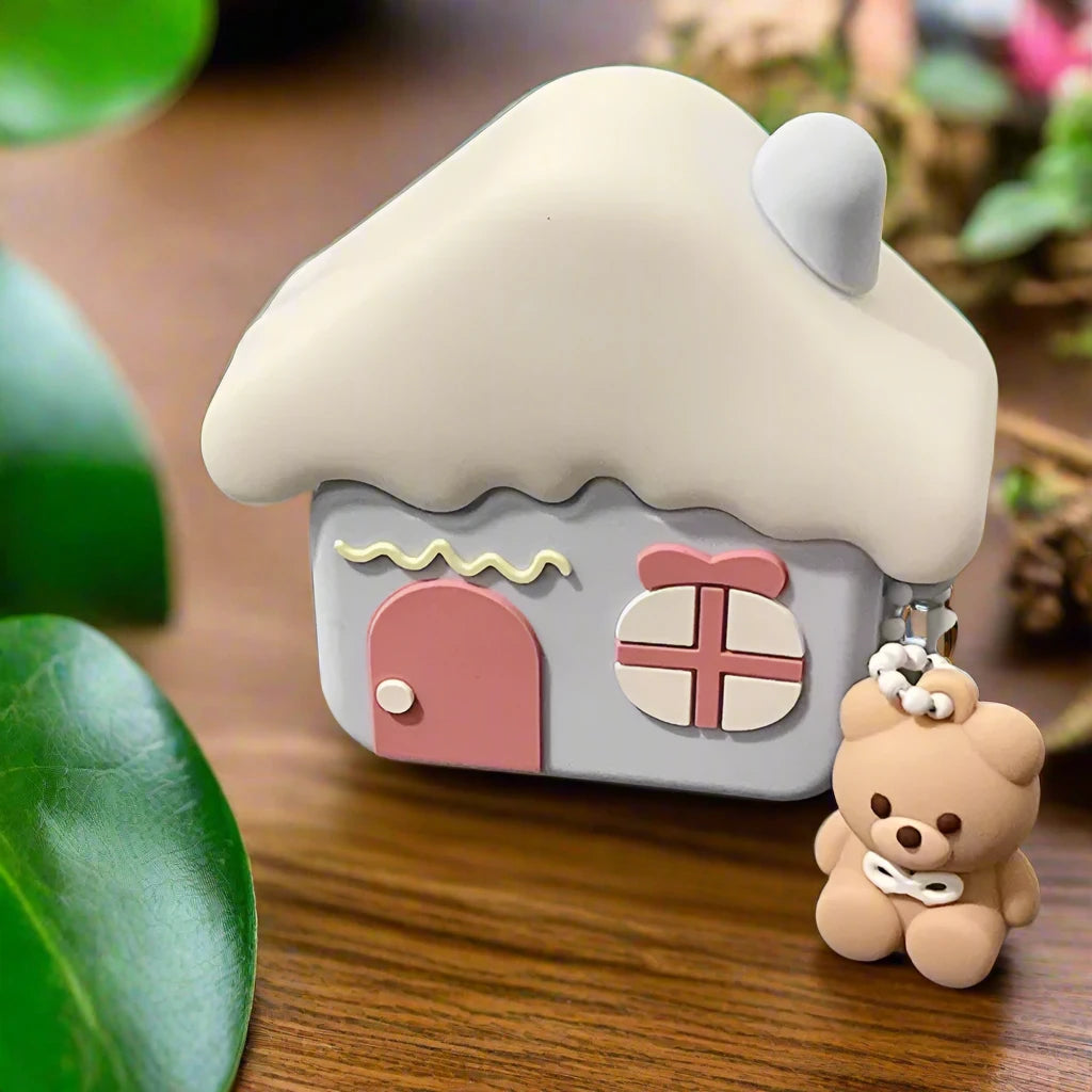 Snow House Bear AirPods Case 