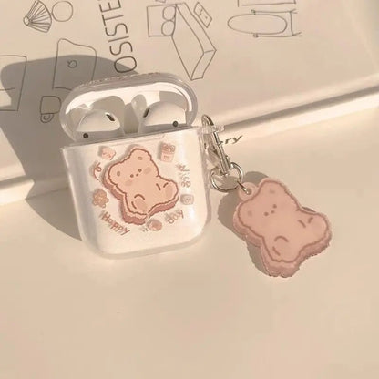 Bear AirPods Case with Keychain - Phonocap