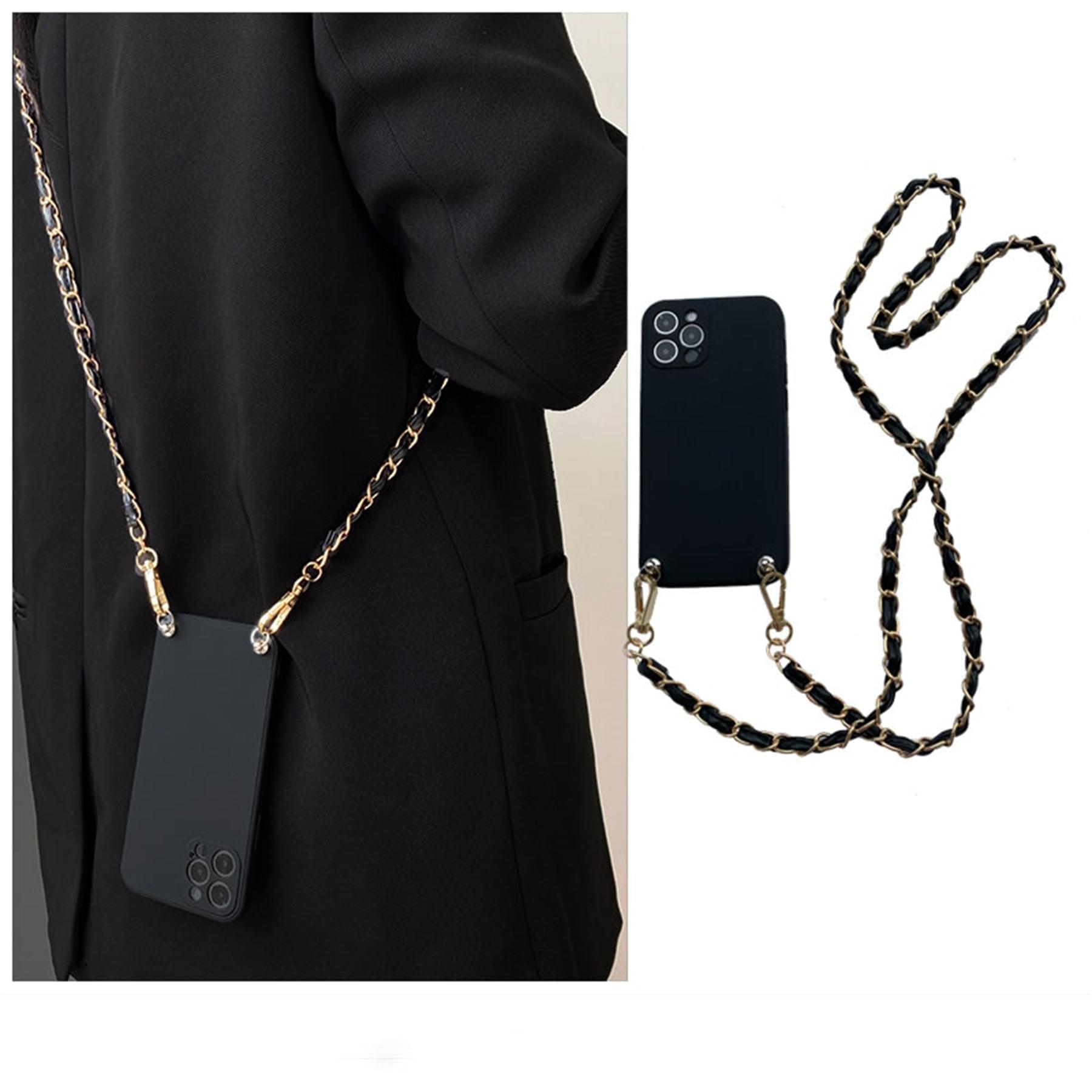 Black Crossbody iPhone Case - Phonocap