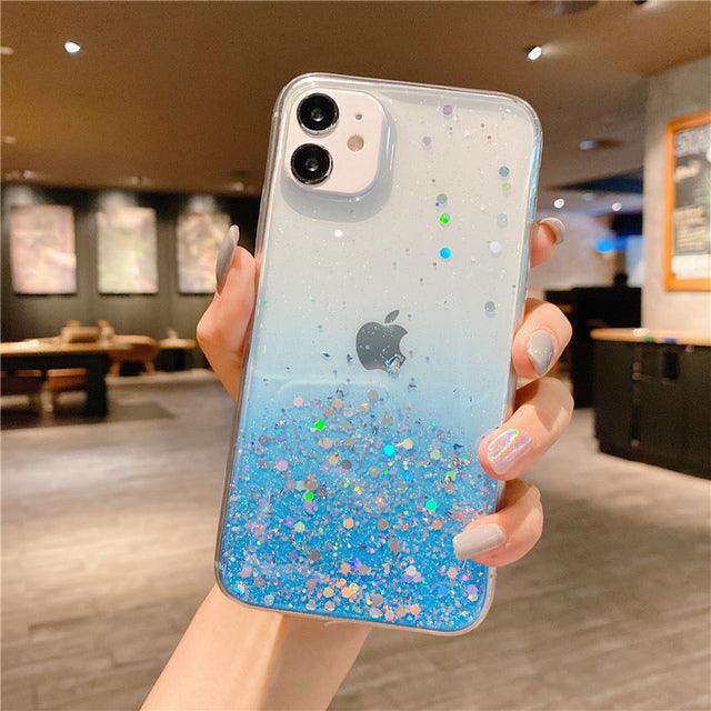 Clear Glitter iPhone Case - Phonocap