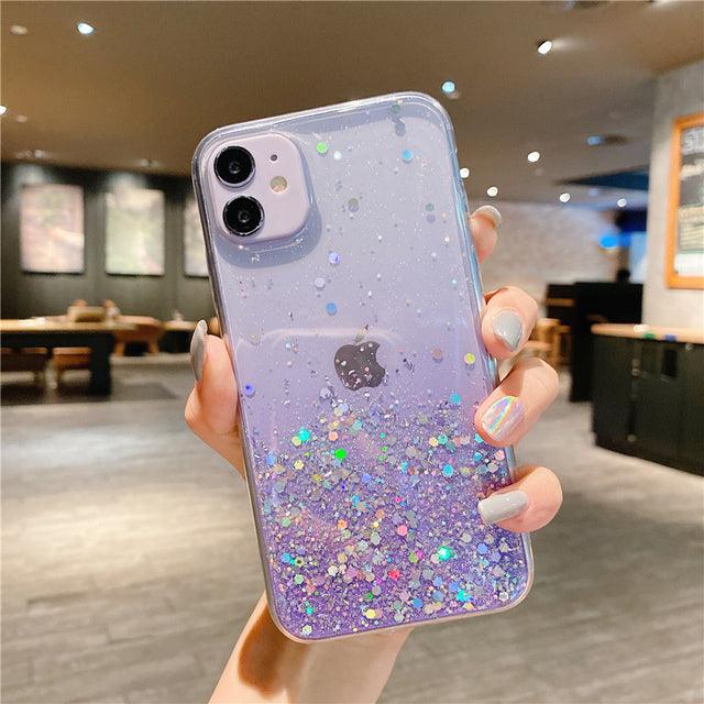 Clear Glitter iPhone Case - Phonocap