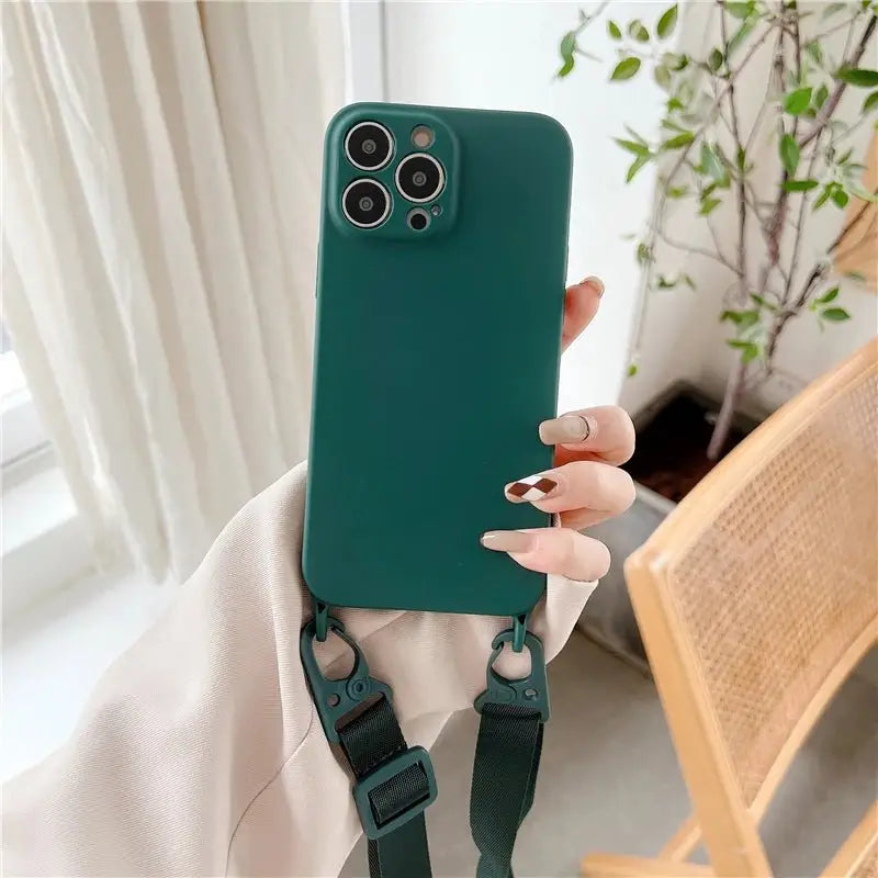 Cross Shoulder Strap Phone Case for iPhone - Phonocap