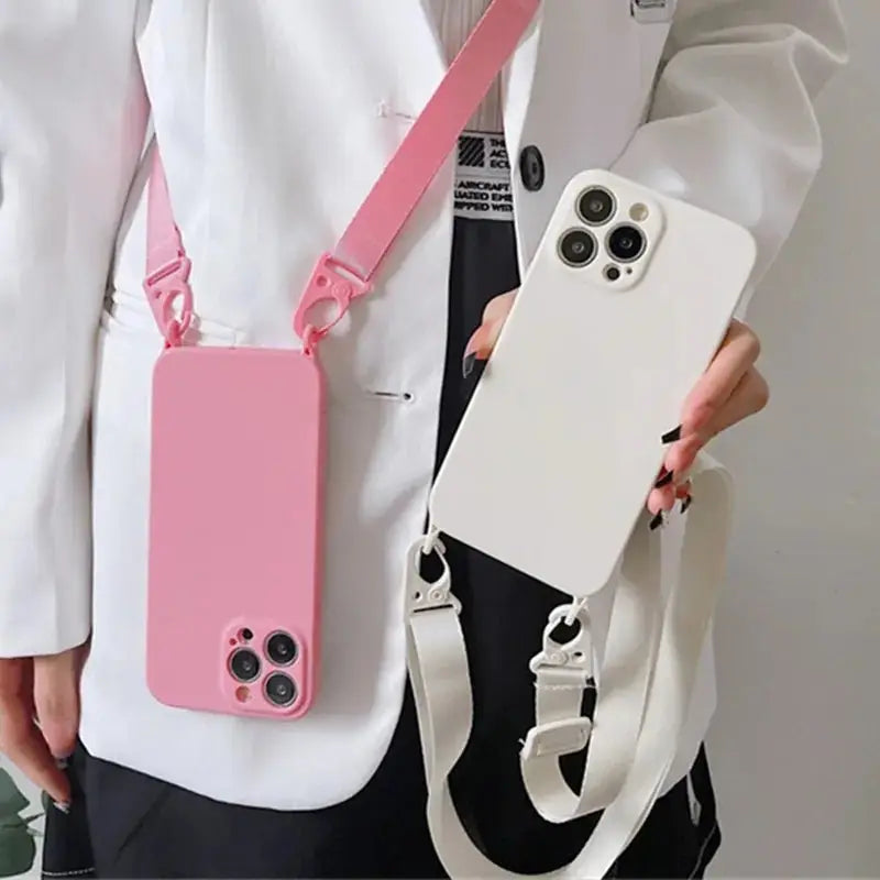 Iphone case crossbody strap best sale