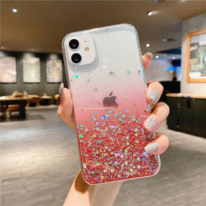 Clear Glitter iPhone Case - Phonocap