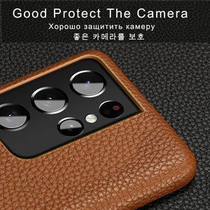 Leather Phone case for Samsung - Phonocap