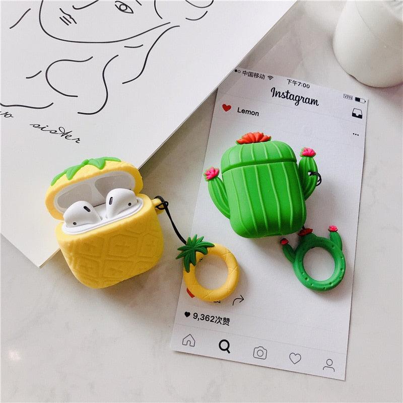 Pineapple & Cactus Airpods Case - Phonocap