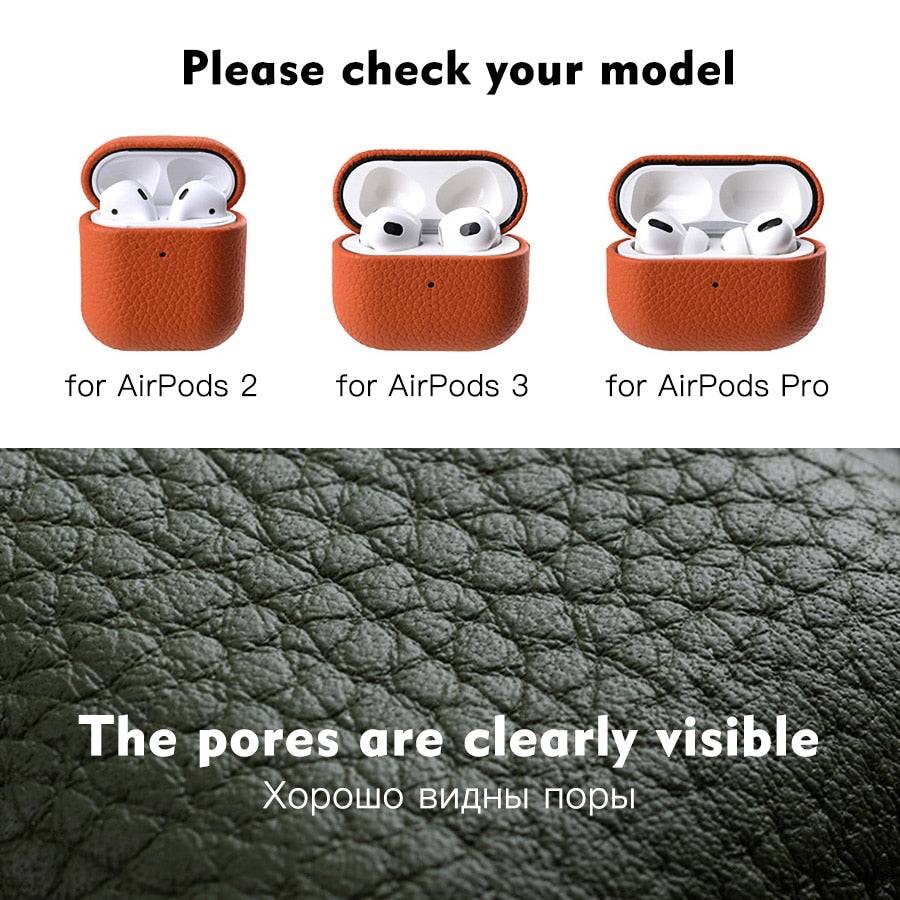 luxury Leather AirPods case - Phonocap